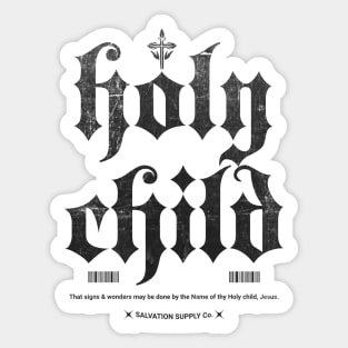 Holy Child Sticker